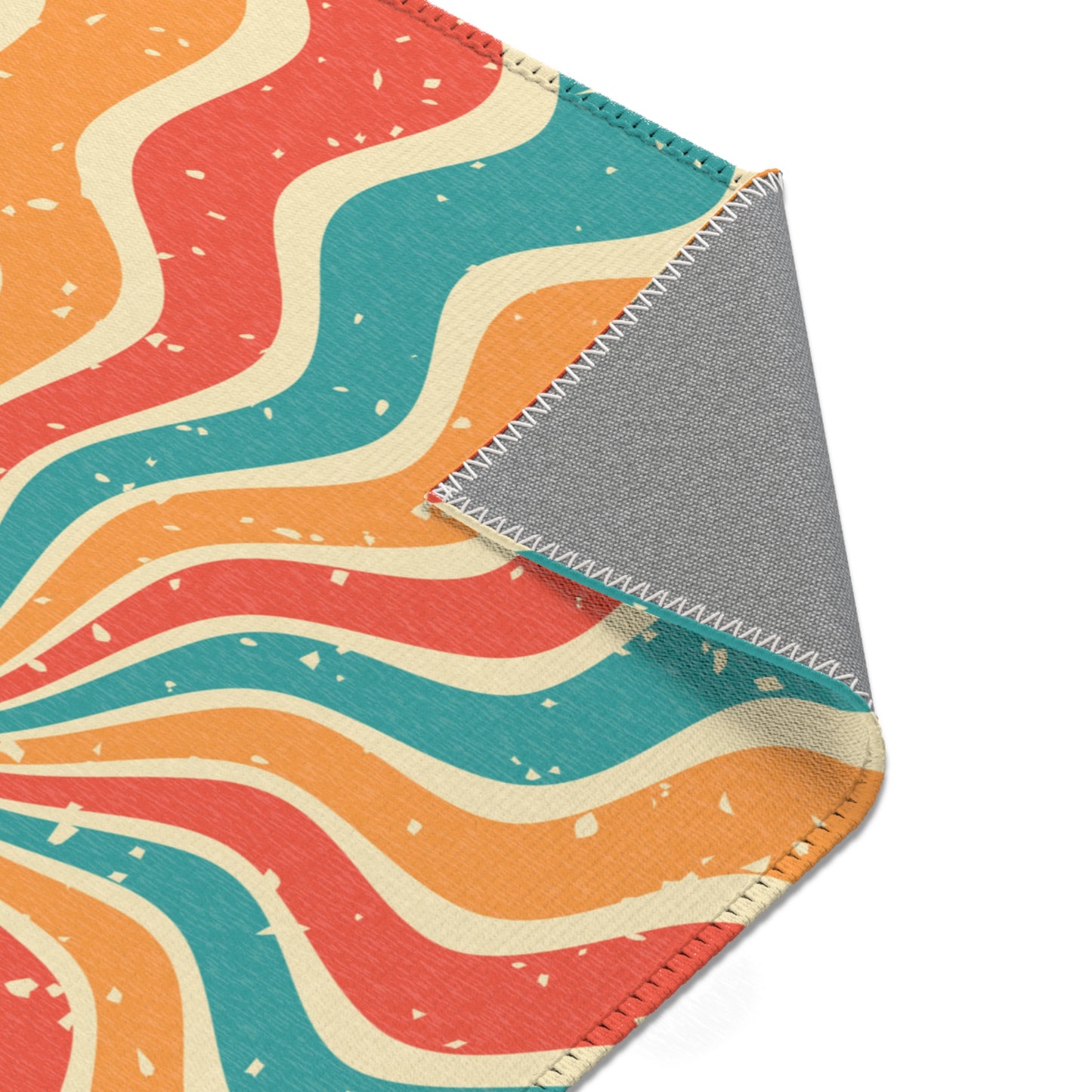 Retro Swirl Area Rug by Fashion Locker