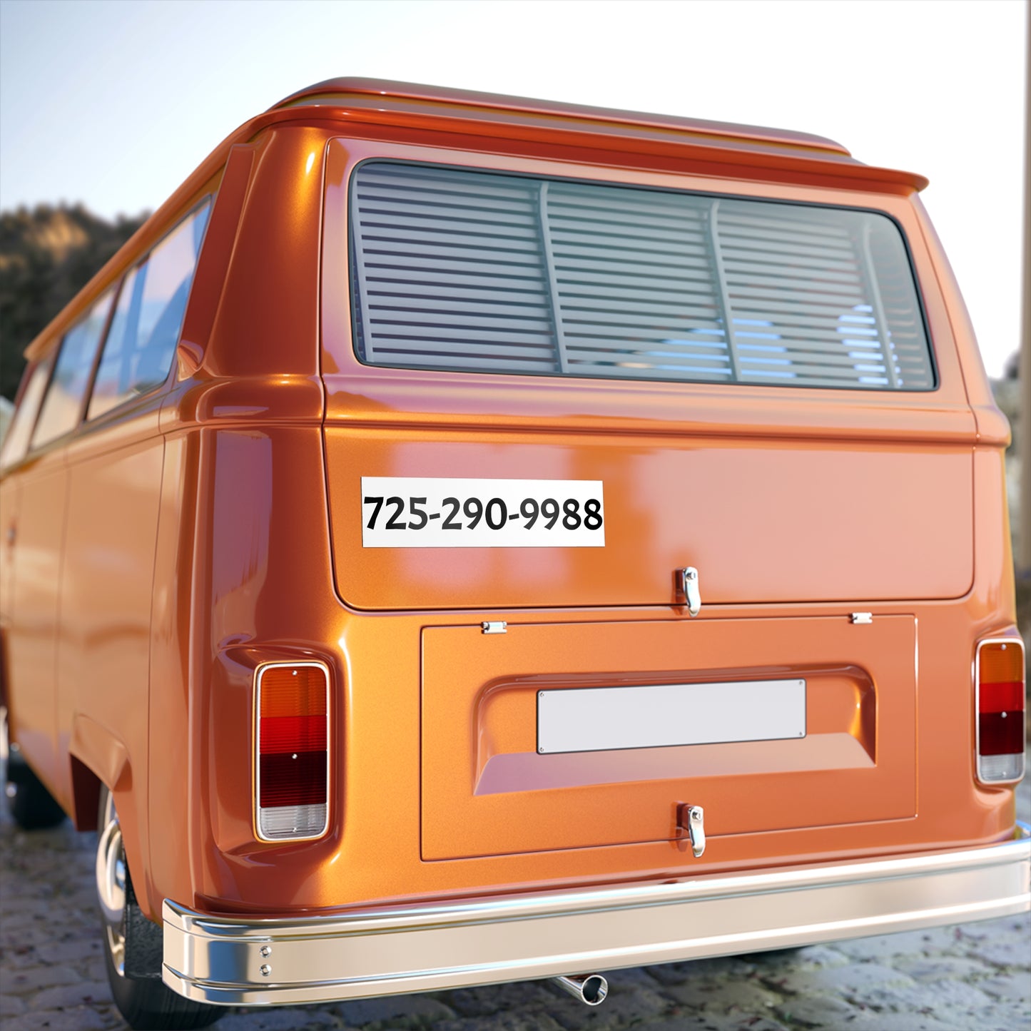 Fashion Locker Contact Number Bumper Sticker
