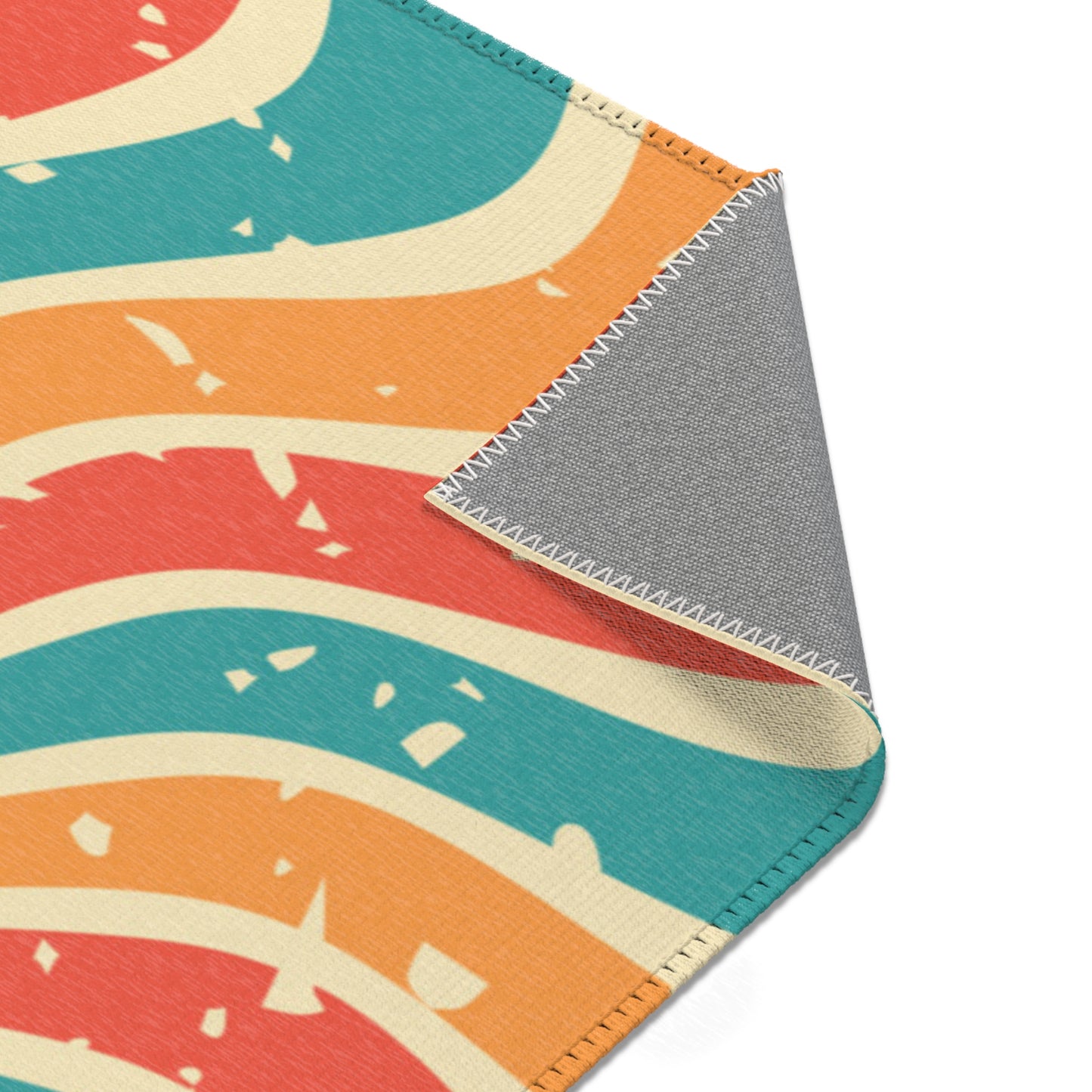 Retro Swirl Area Rug by Fashion Locker