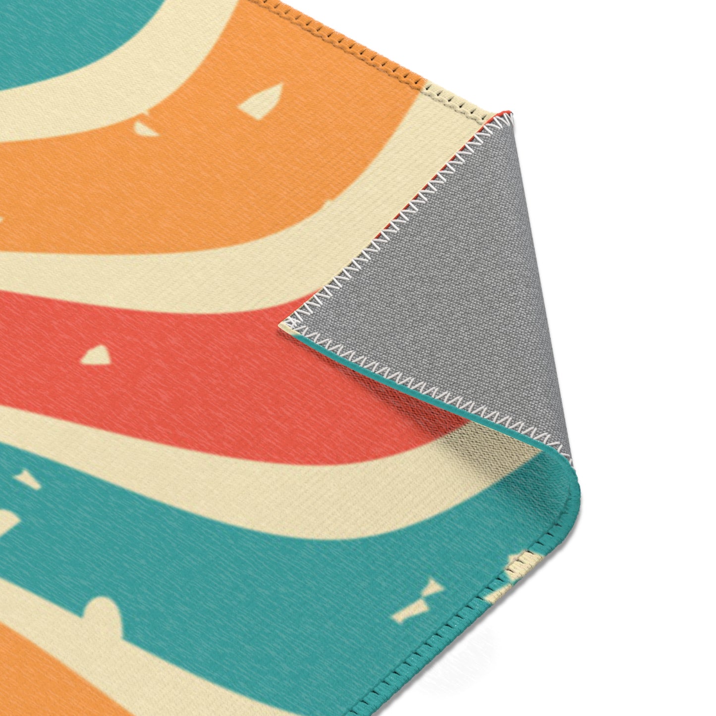 Retro Swirl Area Rug by Fashion Locker
