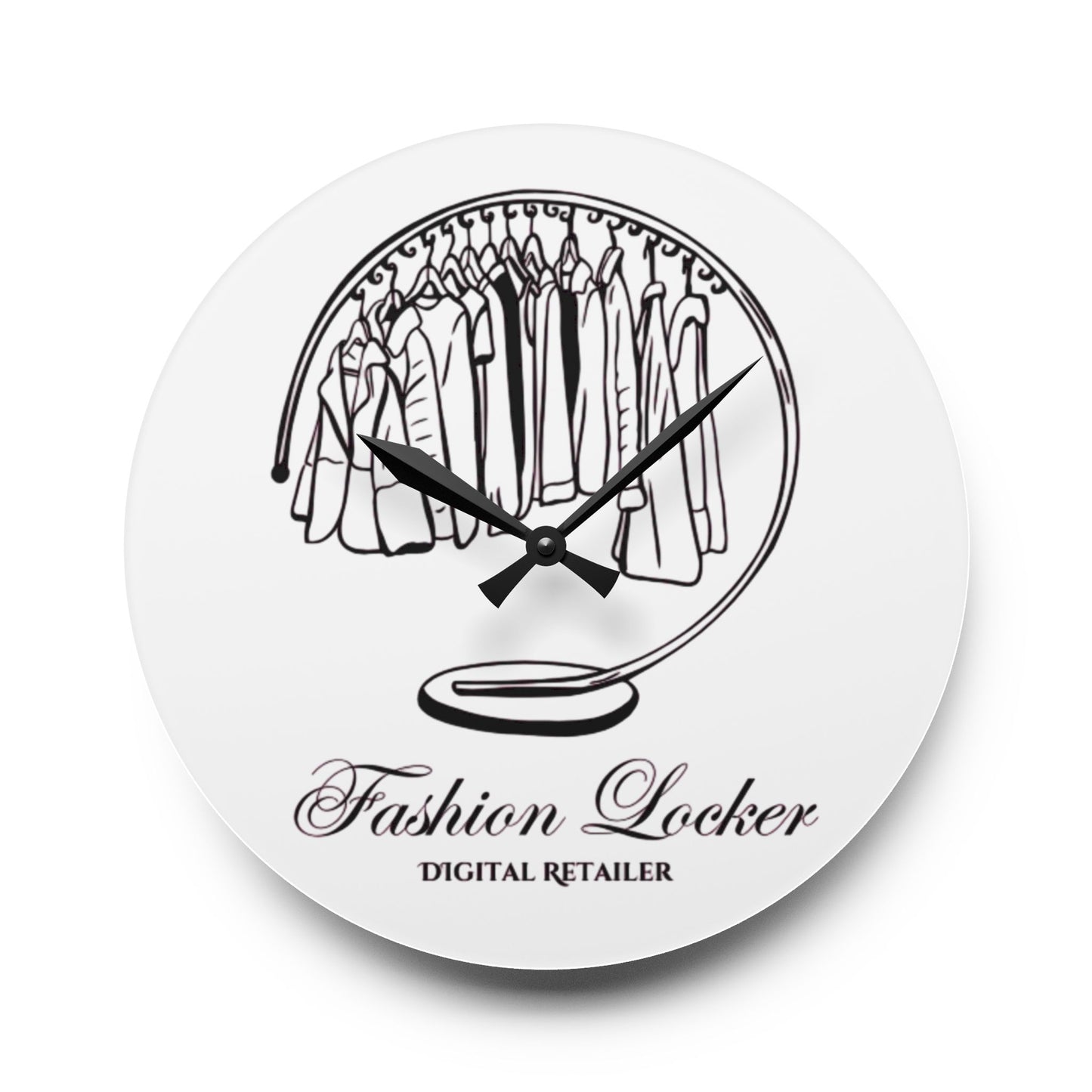 Fashion Locker Simplified Wall Clock