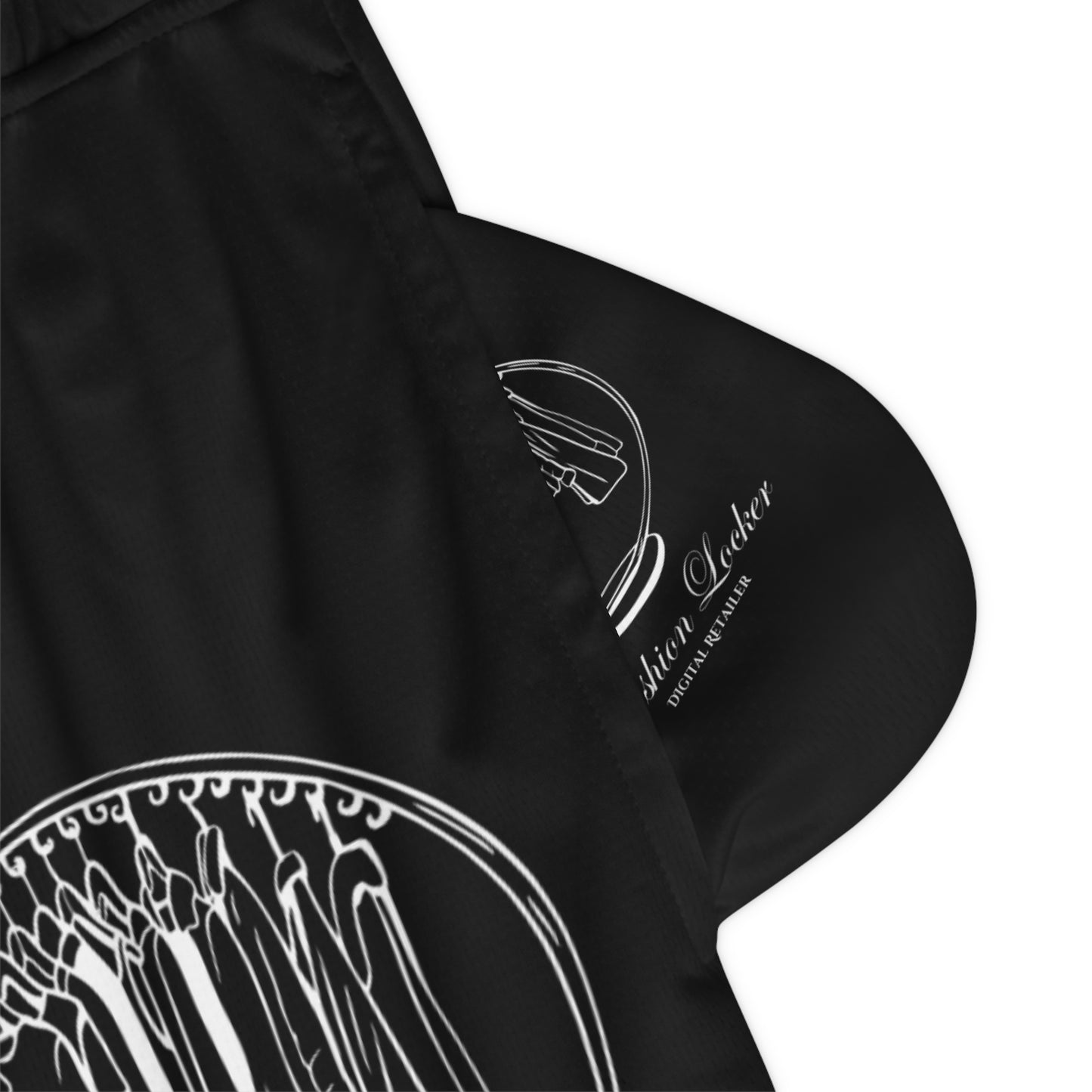 Fashion Locker Basketball Rib Shorts Black