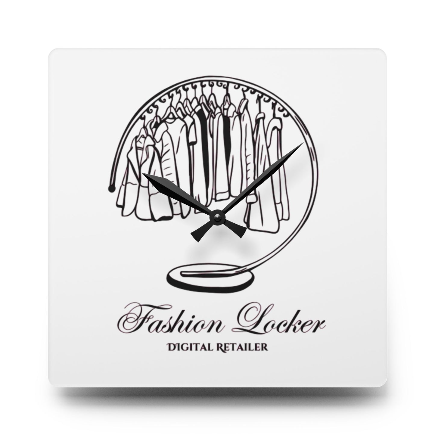 Fashion Locker Simplified Wall Clock