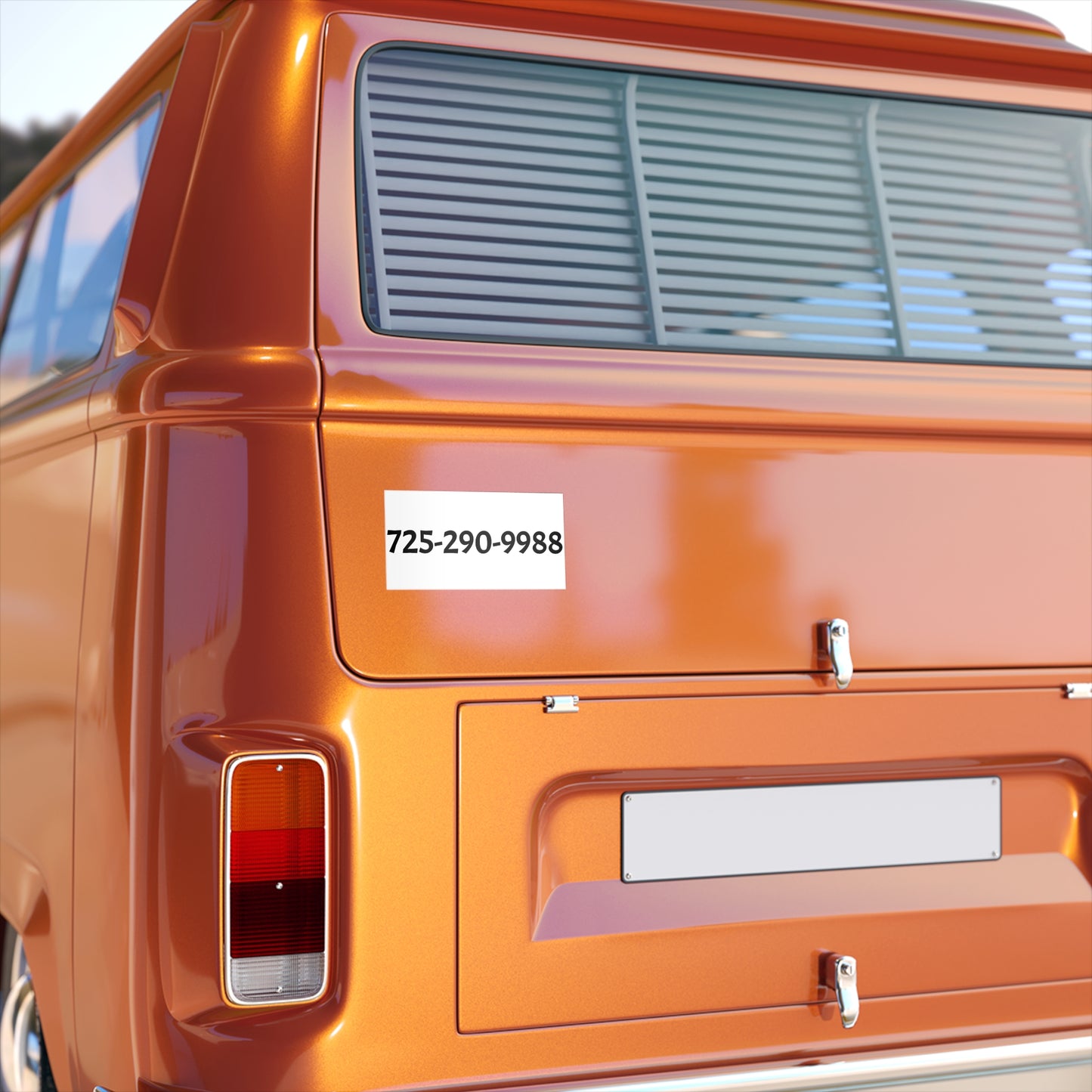 Fashion Locker Contact Number Bumper Sticker