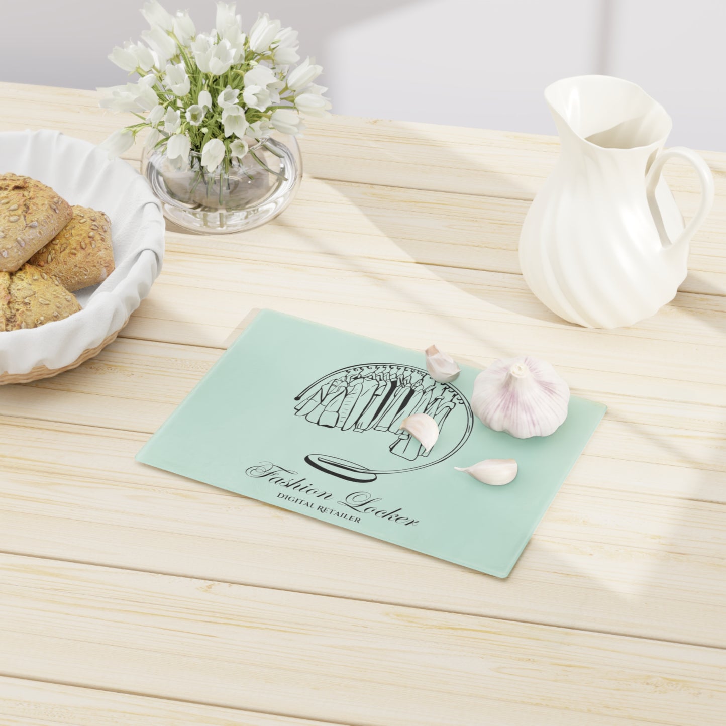 Fashion Locker Kitchen Cutting Board