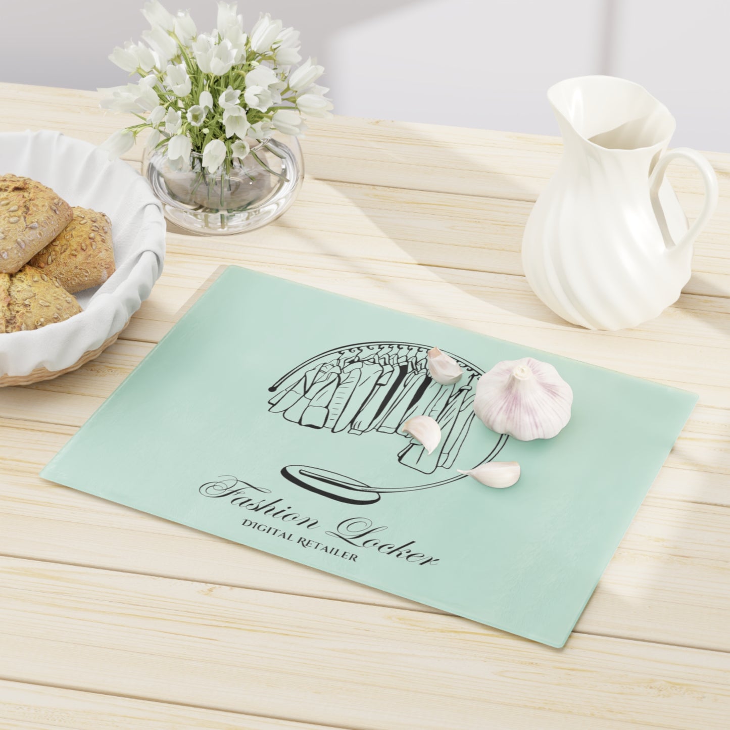 Fashion Locker Kitchen Cutting Board