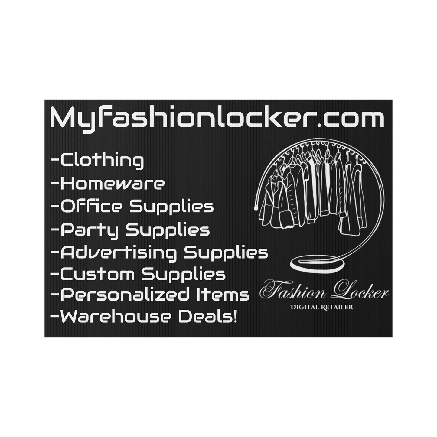 Personalized Lawn Sign - Fashion Locker