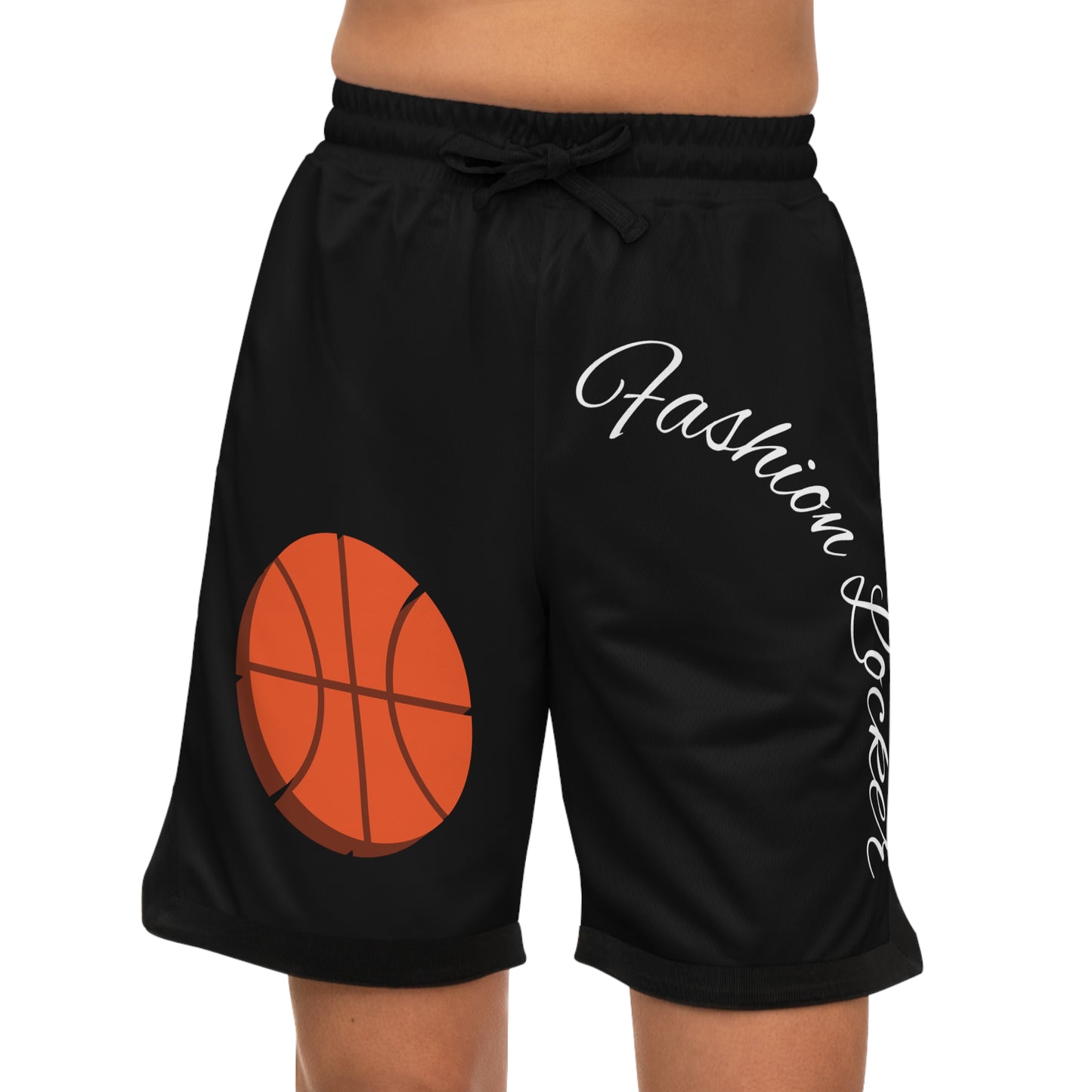 Fashion Locker Basketball Print Shorts