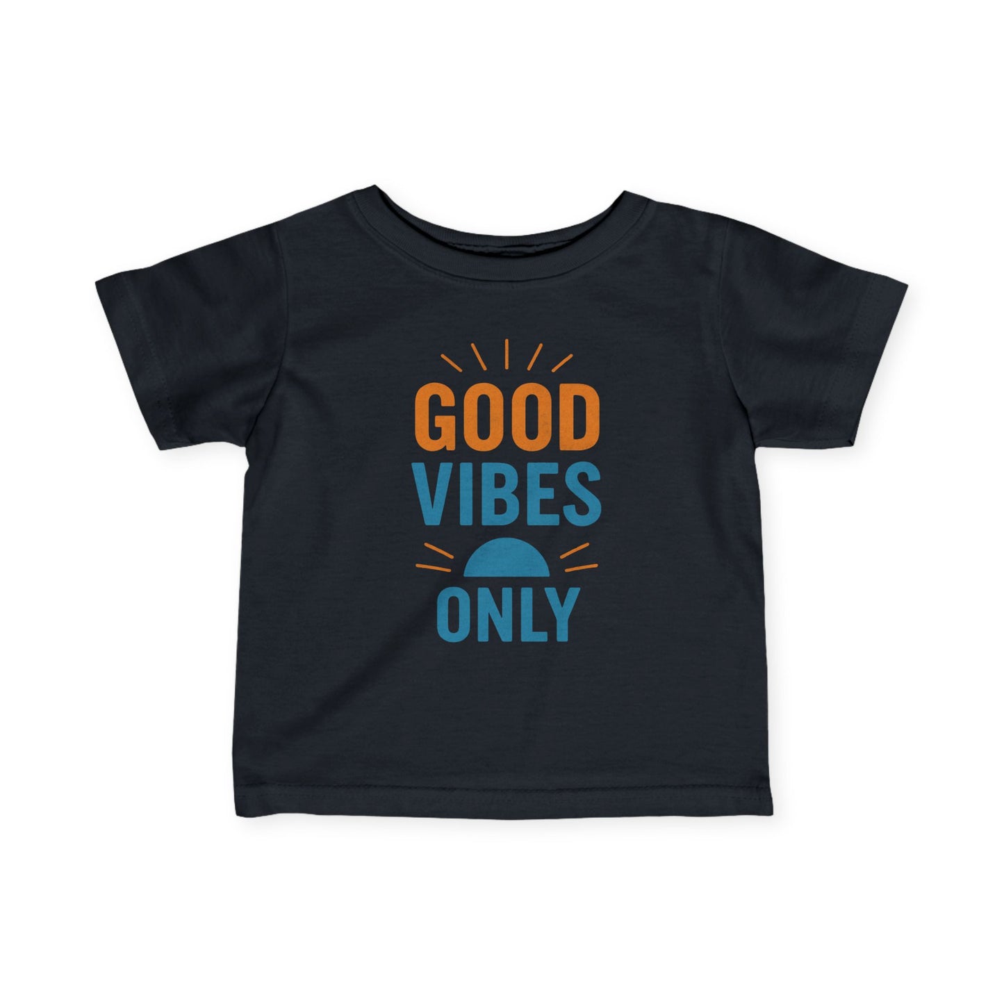 'Good Vibes Only' Infant Jersey Shirt