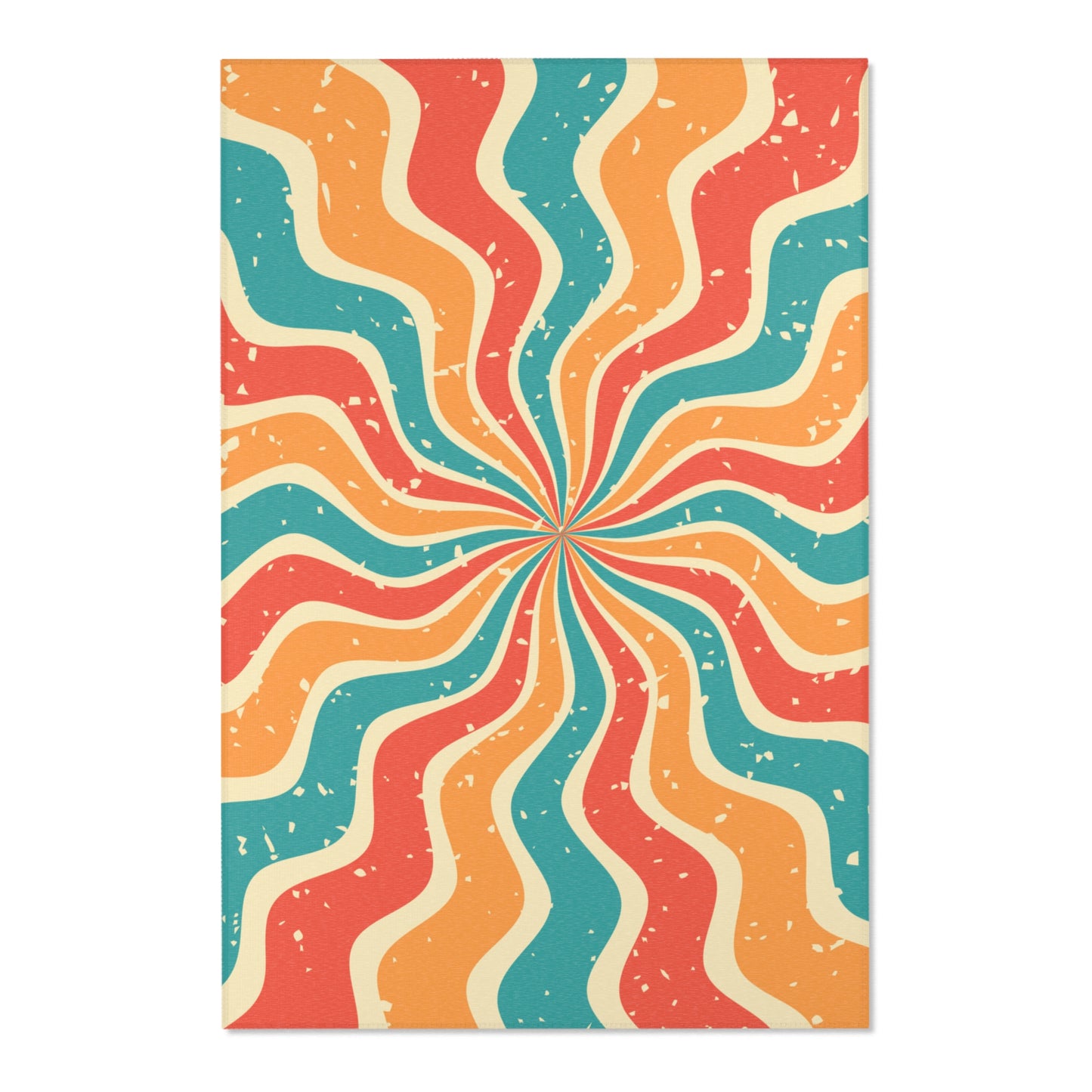 Retro Swirl Area Rug by Fashion Locker