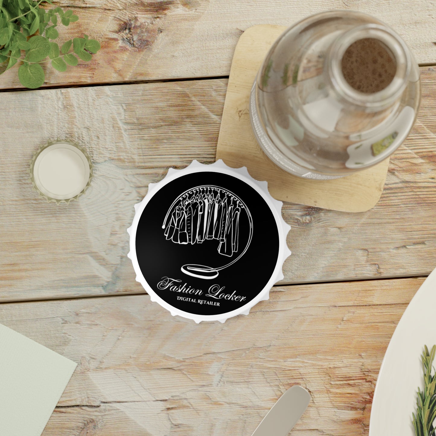 Fashion Locker Bottle Opener - Black Void