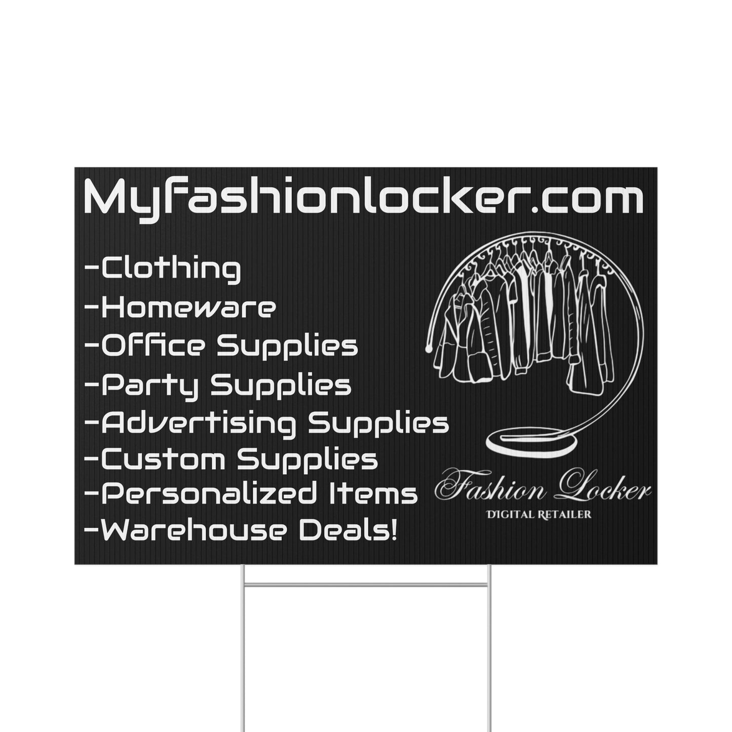 Personalized Lawn Sign - Fashion Locker
