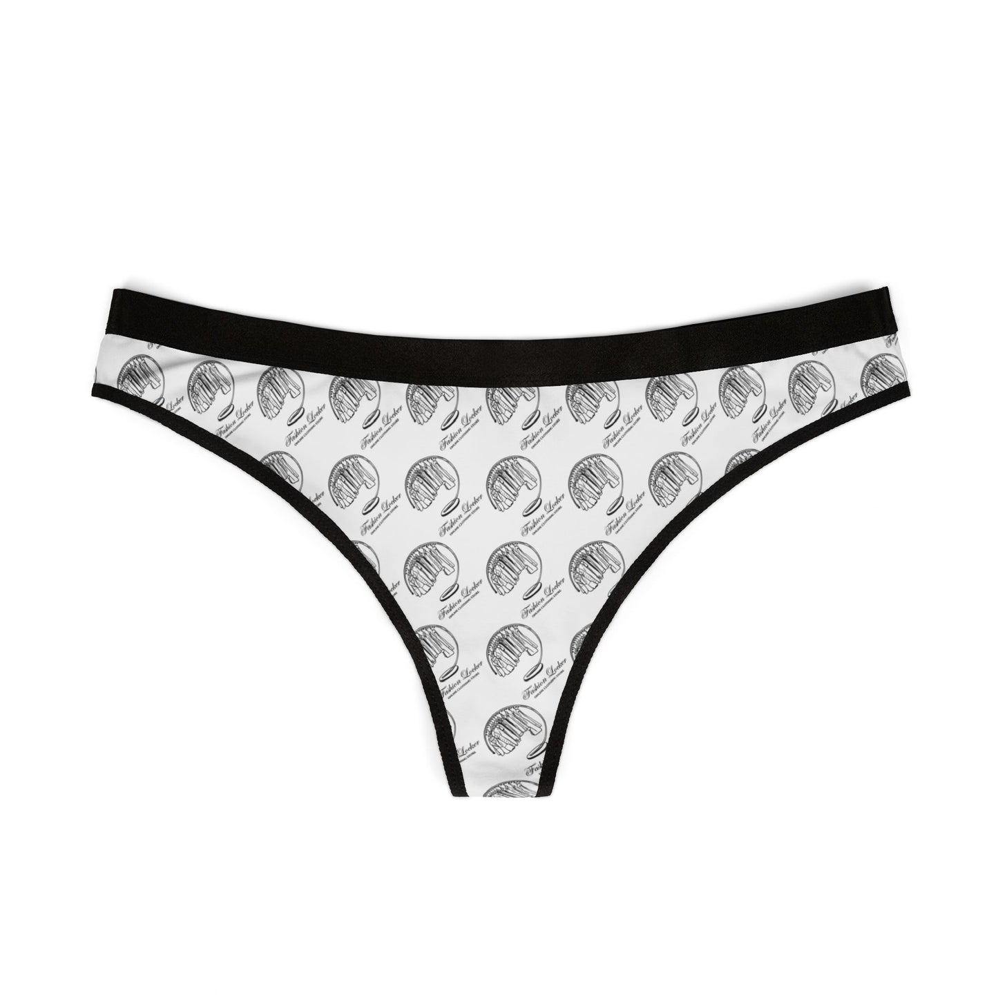 Fashion Locker Print Thong Panties