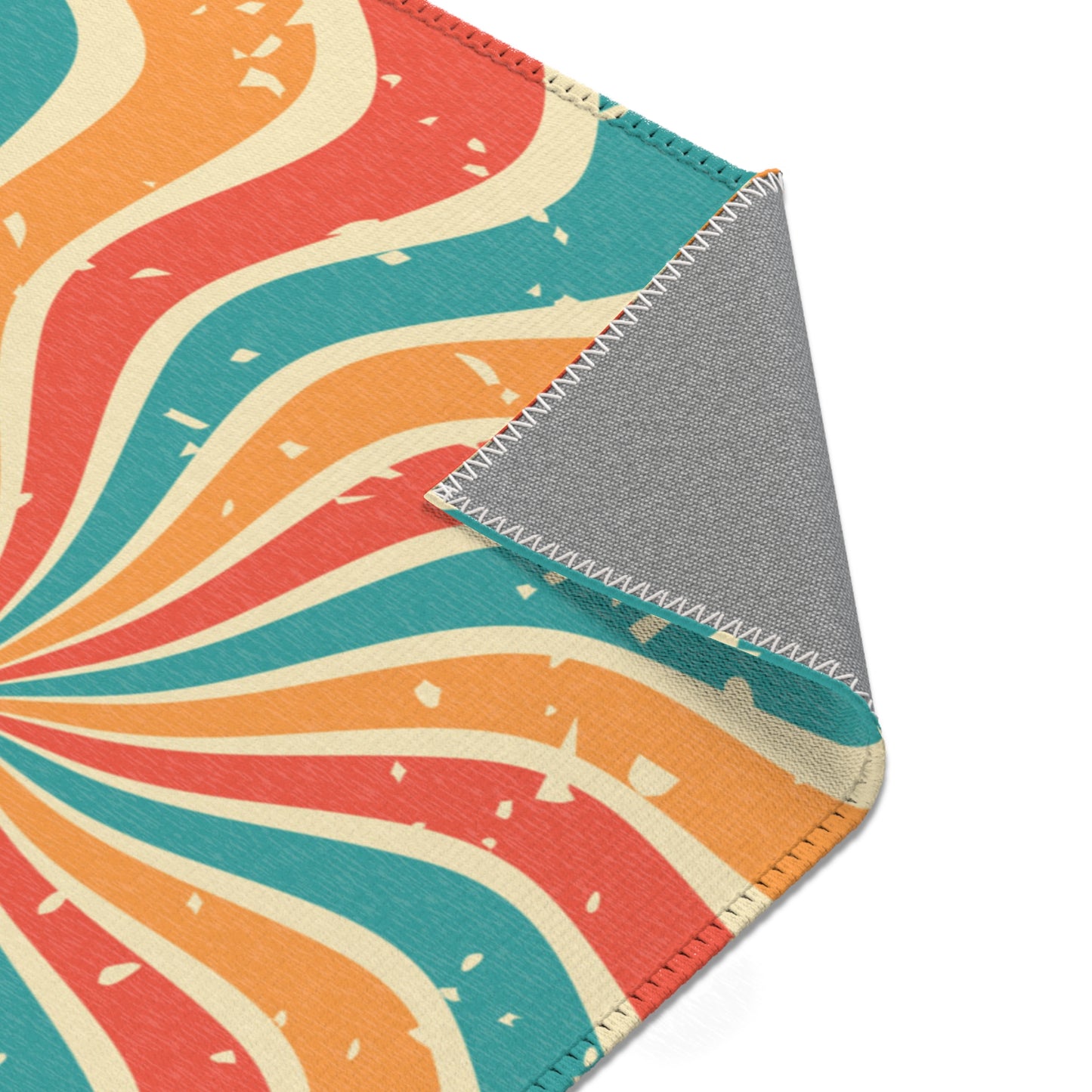 Retro Swirl Area Rug by Fashion Locker