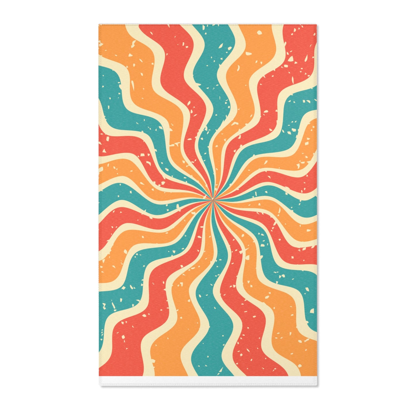 Retro Swirl Area Rug by Fashion Locker