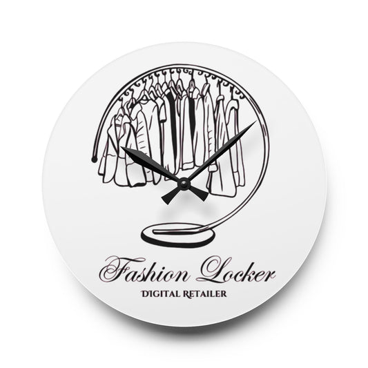 Fashion Locker Simplified Wall Clock