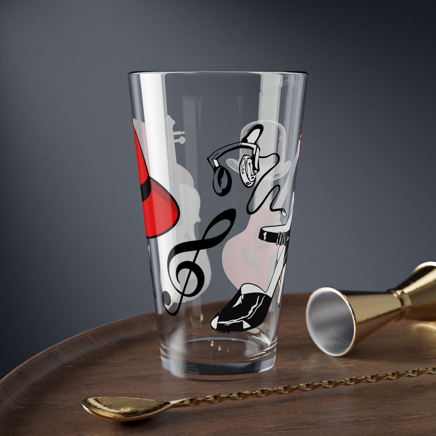 Musical Mixing Glass - 16oz