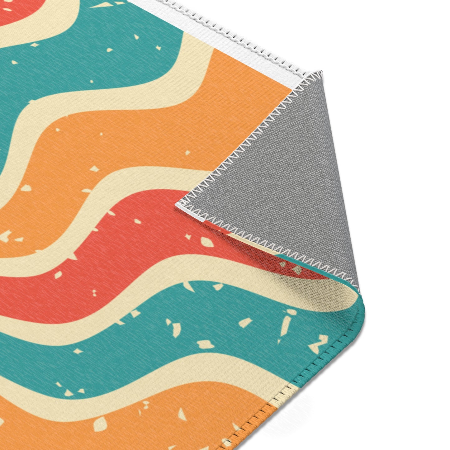 Retro Swirl Area Rug by Fashion Locker