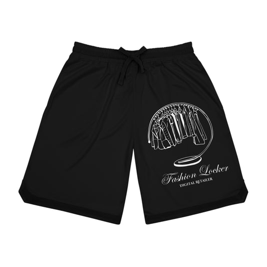 Fashion Locker Basketball Rib Shorts Black