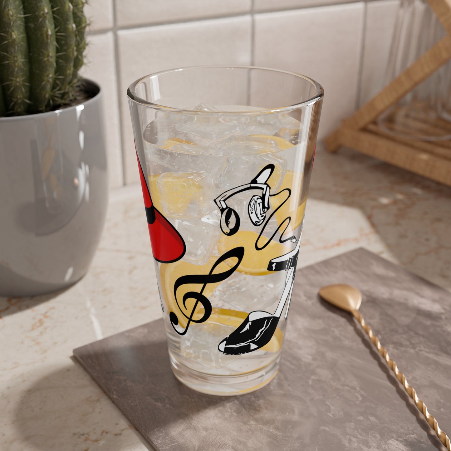 Musical Mixing Glass - 16oz