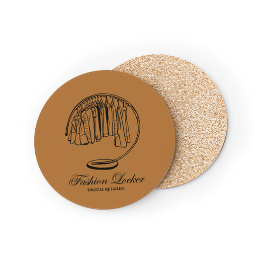 Fashion Locker Cup Coasters - Brown
